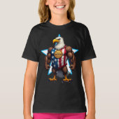 TROTSE AMERIKAANSE BALD EAGLE Patriotic T-shirt (Voorkant)