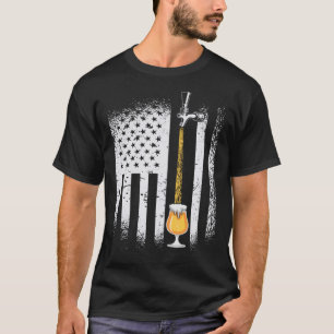 trotse Amerikaanse burger ambacht bier brouwer vad T-shirt