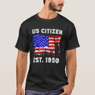 Trotse Amerikaanse burger sinds 1950 voor nieuwe A T-shirt