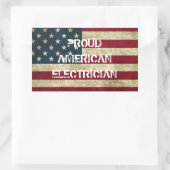 Trotse Amerikaanse elektricien Sticker (Tas)