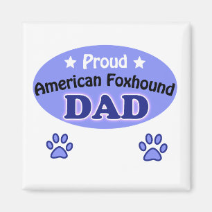 Trotse Amerikaanse Foxhound vader Magneet