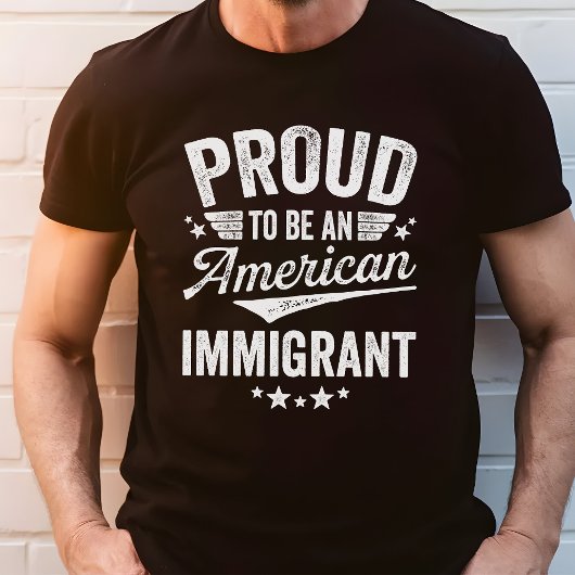 Trotse Amerikaanse Immigrant T-shirt