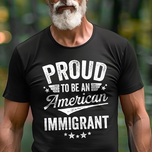 Trotse Amerikaanse Immigrant T-shirt