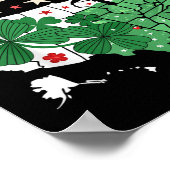 Trotse Amerikaanse klaverkaart - Lucky to be Ameri Poster (Hoek)