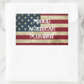 Trotse Amerikaanse Loodgieter Sticker (Tas)