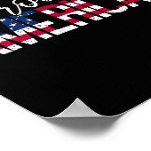 Trotse Amerikaanse Onafhankelijkheidsdag Grappig 4 Poster (Hoek)