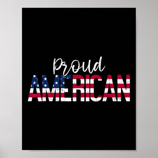 Trotse Amerikaanse Onafhankelijkheidsdag Grappig 4 Poster (Voorkant)