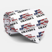 trotse amerikaanse opa stropdas (Opgerold)