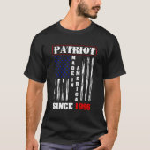 Trotse Amerikaanse Patriot Amerikanen geboren in 1 T-shirt (Voorkant)