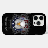 Trotse Amerikaanse Patriot (gepersonaliseerd) Case-Mate iPhone Case (Achterkant (horizontaal))