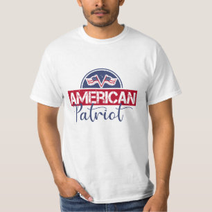 Trotse Amerikaanse Patriot - Vlag van de VS T-shirt