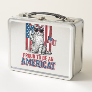 Trotse Amerikaanse Patriottische Katten T-shirt_1