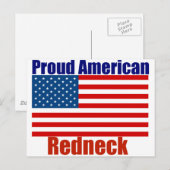 Trotse Amerikaanse Redneck Briefkaart (Voorkant / Achterkant)