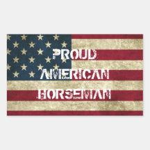 Trotse Amerikaanse Ruiter Sticker