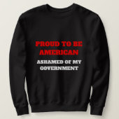 Trotse Amerikaanse sweatshirt (Design voorkant)