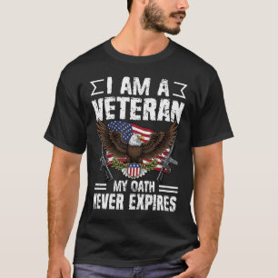 Trotse Amerikaanse Veteraan Mijn Eed Verloopt Nooi T-shirt