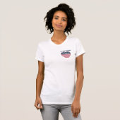 Trotse Amerikaanse veteraan! T-shirt (Voorkant volledig)
