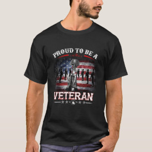 Trotse Amerikaanse veteraan T-shirt - Veterans Day