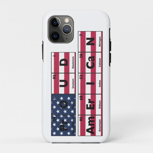 Trotse Amerikaanse vlag 4 juli Case-Mate iPhone Case (Achterkant)