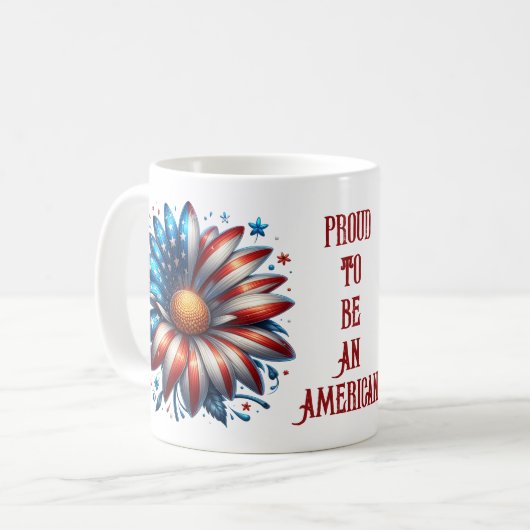 Trotse Amerikanen - 4 juli mok (Voorkant links)