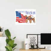 Trotse Amerikanen Poster (Thuiskantoor)