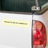 Trotse Amerikanen zijn Bumpersticker (Op Truck)