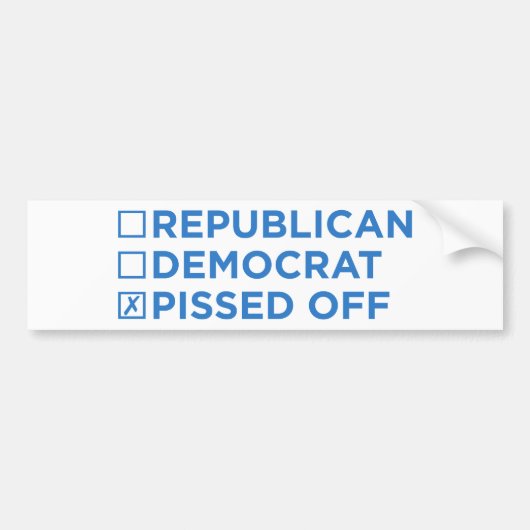 Trotse Amerikaner te zijn Bumpersticker (Voorkant)