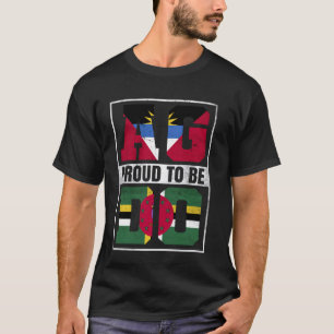 Trotse Antiguan Dominica mix Antigua en Dominica H T-shirt