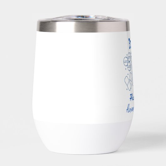 Trotse Apotheker Doodle Line Art Design (Voorkant)