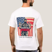 Trotse Arbeidsdag T-shirt | Patriottisch Amerika (Achterkant)