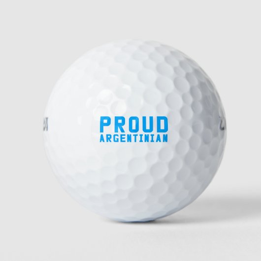 Trotse Argentijn Golfballen (Voorkant)