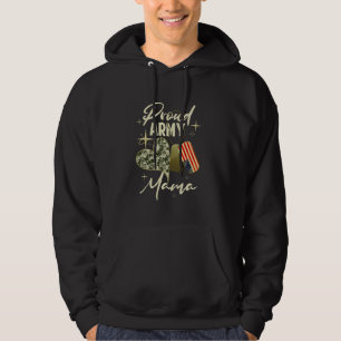 Trotse Army Mama Camouflage Moederdag Hondenpennin Hoodie