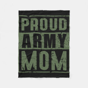 Trotse Army Moeder Amerikaanse Militaire Veteraan  Fleece Deken