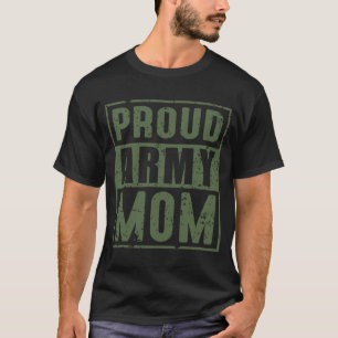 Trotse Army Moeder Amerikaanse Militaire Veteraan T-shirt