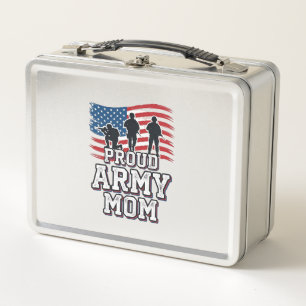 Trotse Army Moeder Vintage Patriottisch Militair T