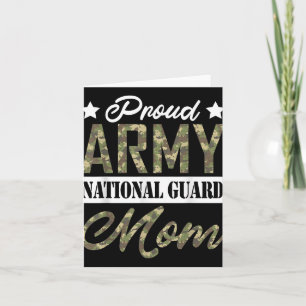 Trotse Army National Guard Moeder Militaire Famili Kaart