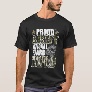 Trotse Army National Guard Stiefvader Camo Militai T-shirt