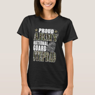 Trotse Army National Guard Stiefvader Camo Militai T-shirt
