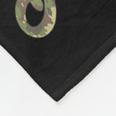 Trotse Army National Guard Vriendin Military Fami Fleece Deken (Hoek)