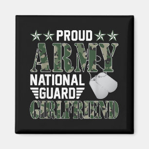 Trotse Army National Guard Vriendin Military Fami Magneet