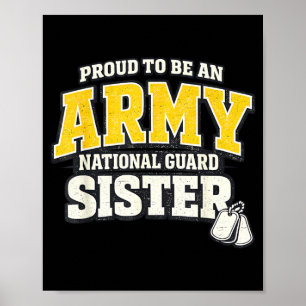 Trotse Army National Guard Zus Militaire Familie Poster