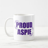 Trotse Aspie  Paarse Koffiemok (Links)