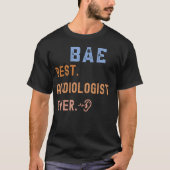 Trotse audioloog, beste audioloog ooit t-shirt (Voorkant)