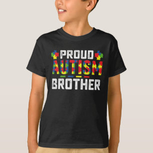 Trotse Autisme Broer Bewustzijn Autistische Famili T-shirt