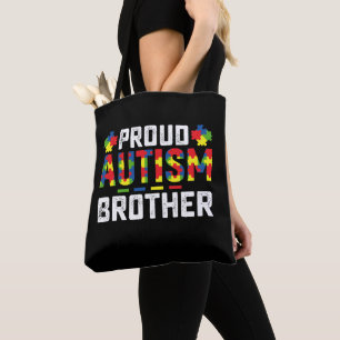 Trotse Autisme Broer Bewustzijn Autistische Famili Tote Bag