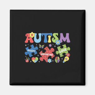 Trotse Autisme Moeder Autisme Bewustzijn Acceptati Magneet
