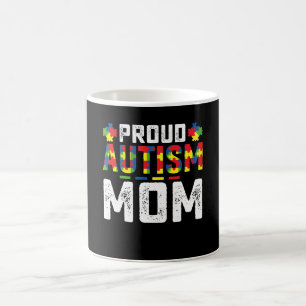 Trotse Autisme Moeder Bewustzijn Autistisch Gezin Koffiemok