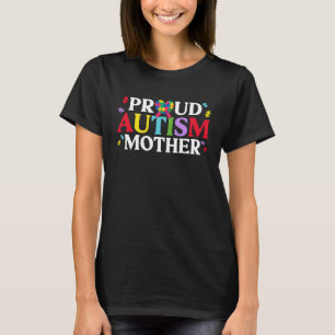 Trotse autisme moeder bijpassende familie autisme  t-shirt