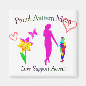 Trotse autisme-moeder magneet (Voorkant)