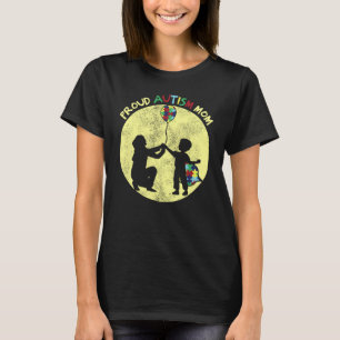 Trotse autisme-moeder onvoorwaardelijke liefdespuz t-shirt